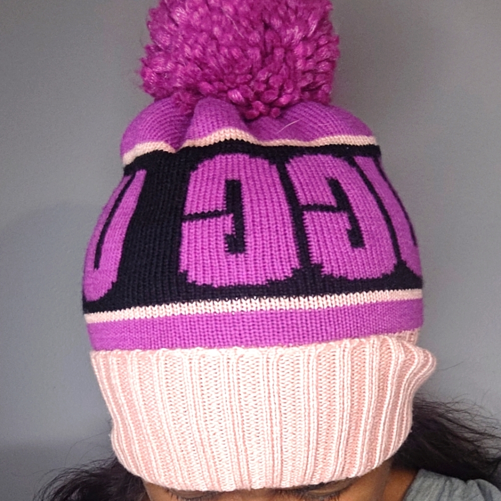 Pink Ugg Beanie